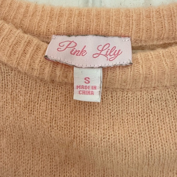 Pink Lily Color Block Leopard Sweater - Picture 3 of 4